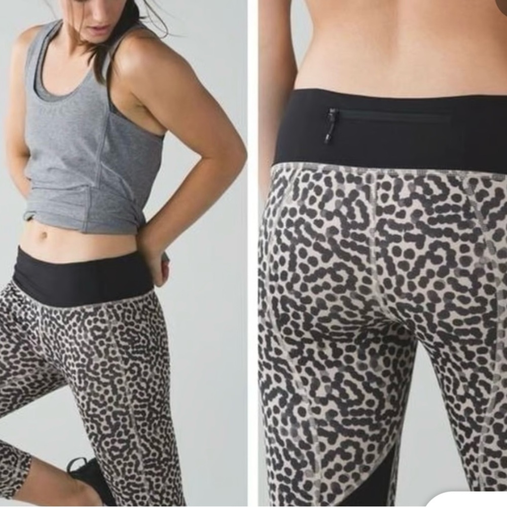 Lululemon Pace Rival Crop Leggings, Size 6 - Picture 4 of 8